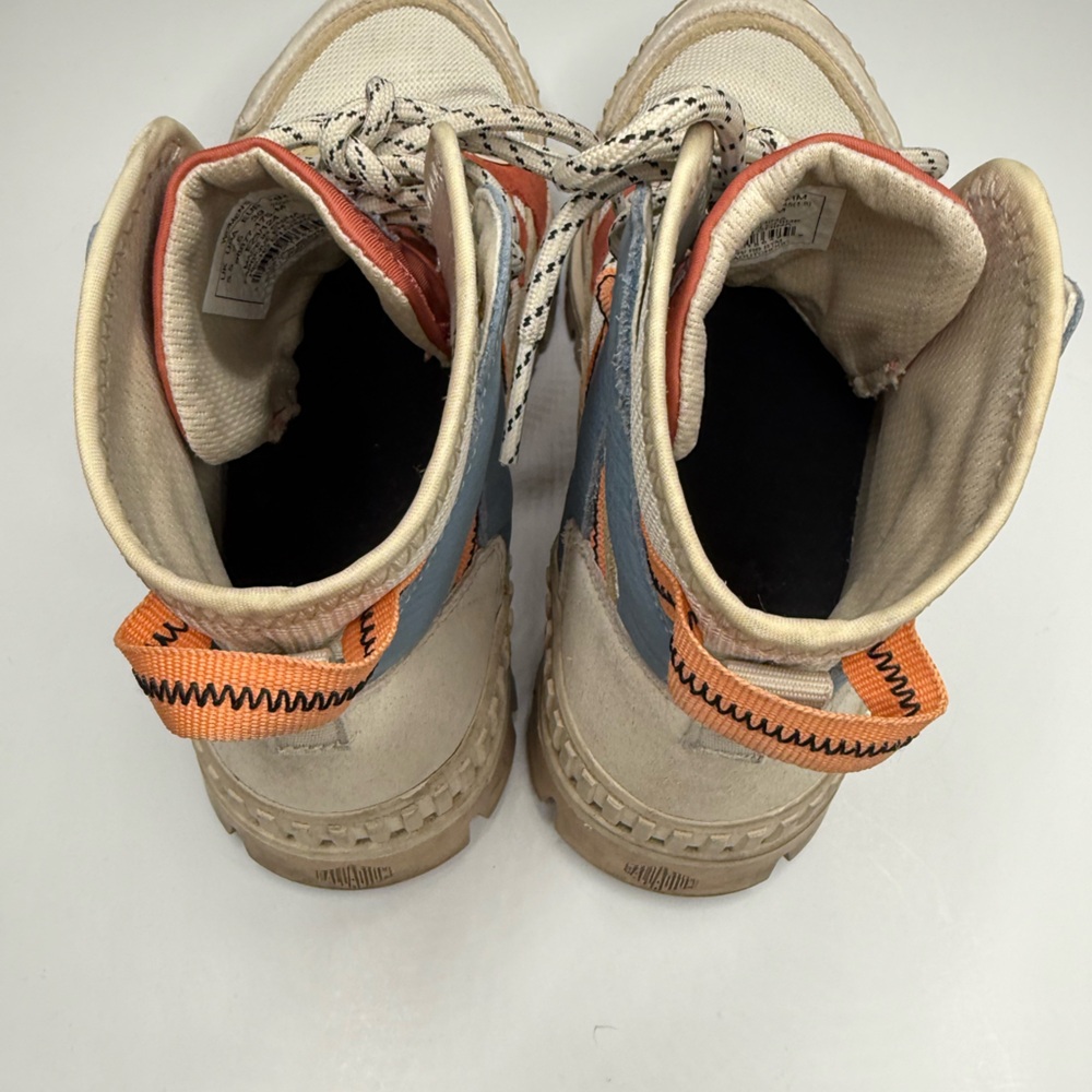 Palladium Pallashock Outcity sneakers in Almond Milk gorpcore utility lug sole - Picture 9 of 14